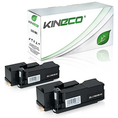 Kineco Toner kompatibel für Dell C1660 W - 59311130 - Schwarz 1.250 Seiten von Kineco