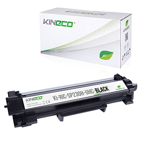 Kineco Toner kompatibel für Ricoh SP 230 DNw SP 230 FNw SP 230 Series SP 230 SFnw 408294 Type SP230H TypeSP230, 3.000 Seiten Schwarz von Kineco