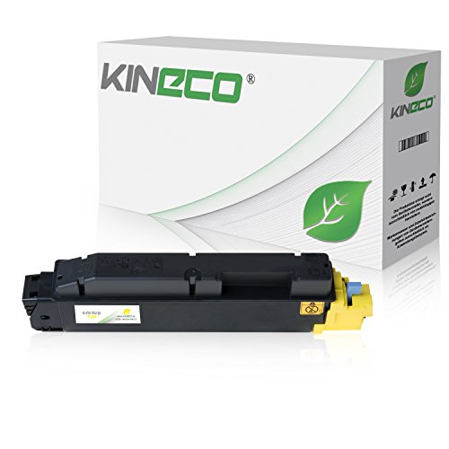 Kineco Toner kompatibel für TK-5150 für Kyocera Ecosys M6035 P6035 M6535 - Yellow 10.000 Seiten von Kineco