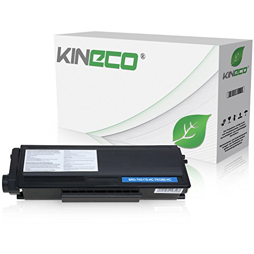 Kineco Toner kompatibel für TN-3280 Brother HL-5350DN, DCP-8080DN, DCP-8890DW, HL-5340DNLT, HL-5380DW, MFC-8380, MFC-8890DW - TN3280 - Schwarz 8.000 Seiten von Kineco