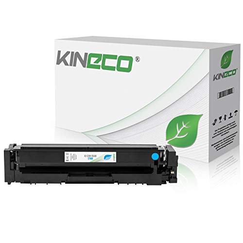 Kineco Toner kompatibel mit Canon 054 054H i-Sensys LBP-621CW LBP-623CDW Serie MF-640 Serie MF-641CW MF-643CDW MF-645CX – 3027C002 Cyan 2300 Seiten von Kineco