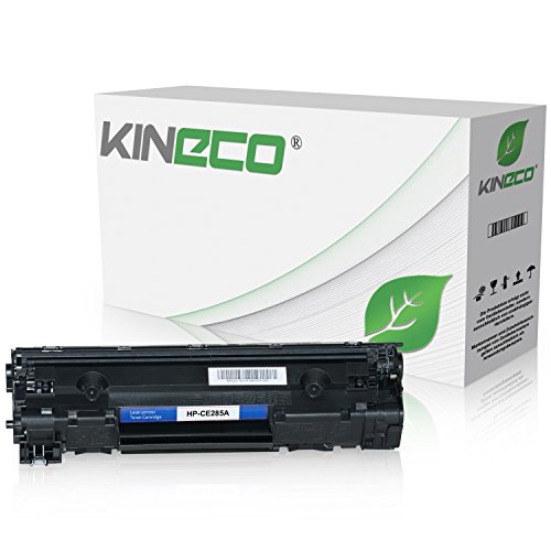 Kineco Toner kompatibel mit HP CE285A CE285X für HP Laserjet Pro P1102w ePrint, Laserjet Pro P1100, Laserjet Pro M1132 All-in-One - 85A - Schwarz 2.100 Seiten von Kineco