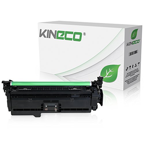 Kineco Toner kompatibel mit HP CE400X Laserjet Enterprise 500 M 575 C F 570 DN N XH Pro 500 Color MFP M 570 DN DW Color Flow MFP M 575 C - 507X - Schwarz 11.000 Seiten von Kineco