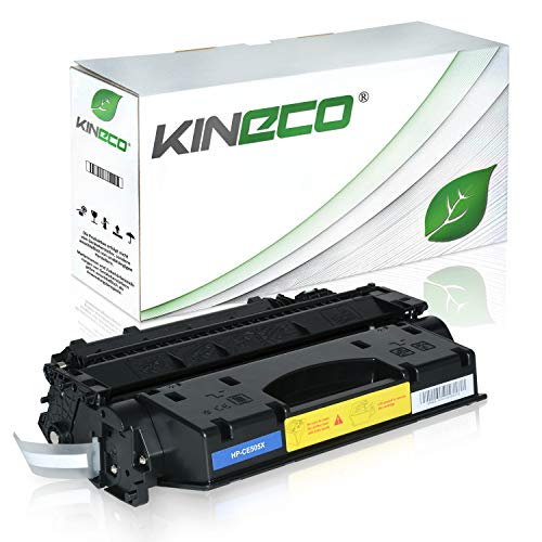 Kineco Toner kompatibel mit HP CE505X /05X für HP Laserjet P2055D, Laserjet P2056, Laserjet P2057, Laserjet P2054, Laserjet P2053 - Schwarz 6.500 Seiten von Kineco