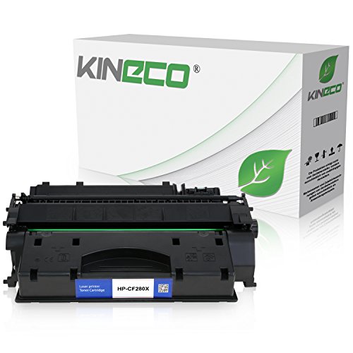 Kineco Toner kompatibel mit HP CF280X Laserjet Pro 400 M401dn, M401dw, MFP M425dn, M425dw - Schwarz 6.900 Seiten von Kineco