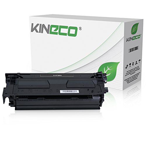 Kineco Toner kompatibel mit HP CF360A 508A Color Laserjet Enterprise M552dn, M553 DN/n/x M577 c/DN/f - Schwarz 6.000 Seiten von Kineco