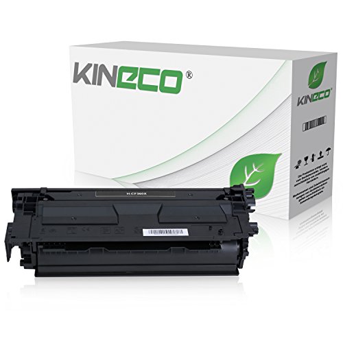 Kineco Toner kompatibel mit HP CF360X 508X Color Laserjet Enterprise M552dn, M553 DN/n/x M577 c/DN/f - Schwarz 12.500 Seiten von Kineco