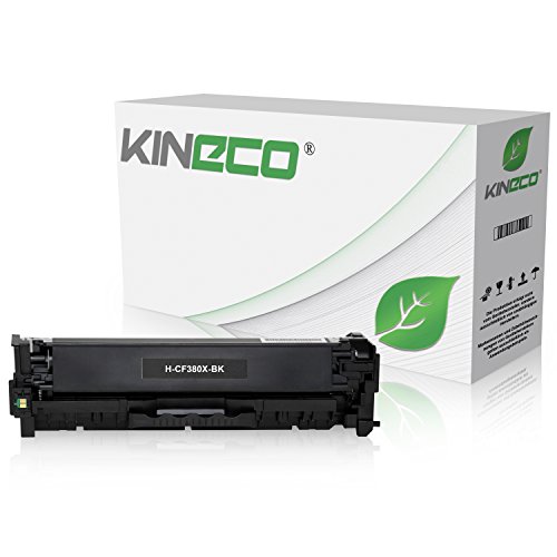 Kineco Toner kompatibel mit HP CF380X Laserjet Pro MFP M470 Series M476 DN DW NW - Schwarz 4.400 Seiten von Kineco