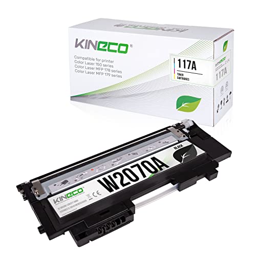 Kineco Toner kompatibel zu HP 117A ersetzt W2070A für HP Color Laser 150a 150nw 178nwg 179fwg von Kineco