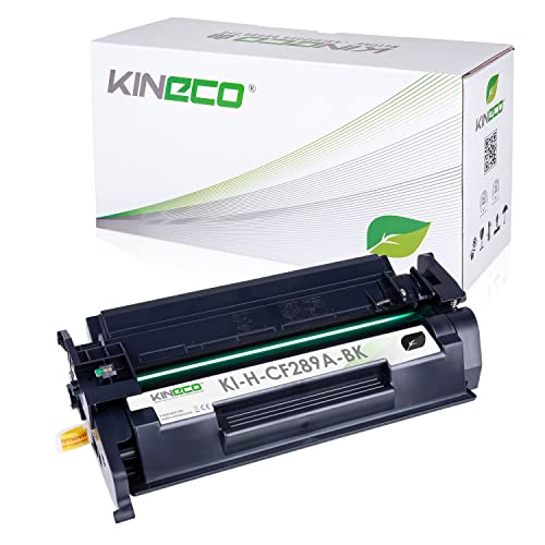 Kineco Toner mit CHIP kompatibel für HP Laserjet Enterprise Flow MFP M528c MFP M528z M507dn M507dng M507n M507x MFP M528dn MFP M528f Laserjet Managed E50145d CF289A 89A Schwarz 5.000 Seiten von Kineco