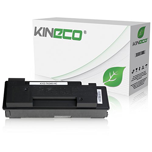 Toner kompatibel mit Kyocera TK-340 TK340 für Kyocera FS-2020D, FS-2020DN - 1T02J00EU0 - Schwarz 12.000 Seiten von Kineco