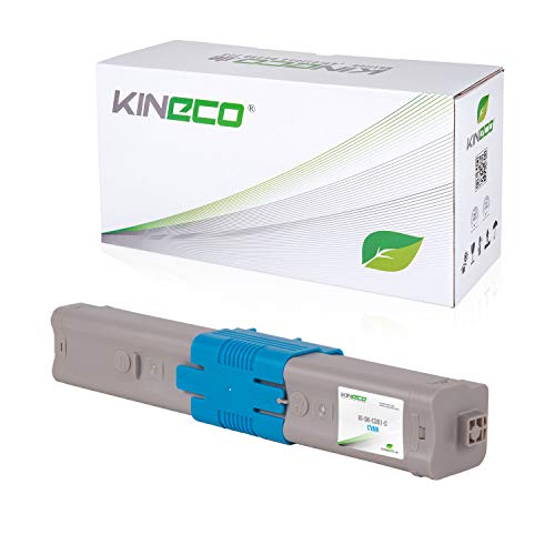 Toner kompatibel mit Oki C301DN, C321DN, MC332DN, MC340, MC342DN, MC342DNW, MC340 Series - 44973535 - Cyan 1.500 Seiten von Kineco