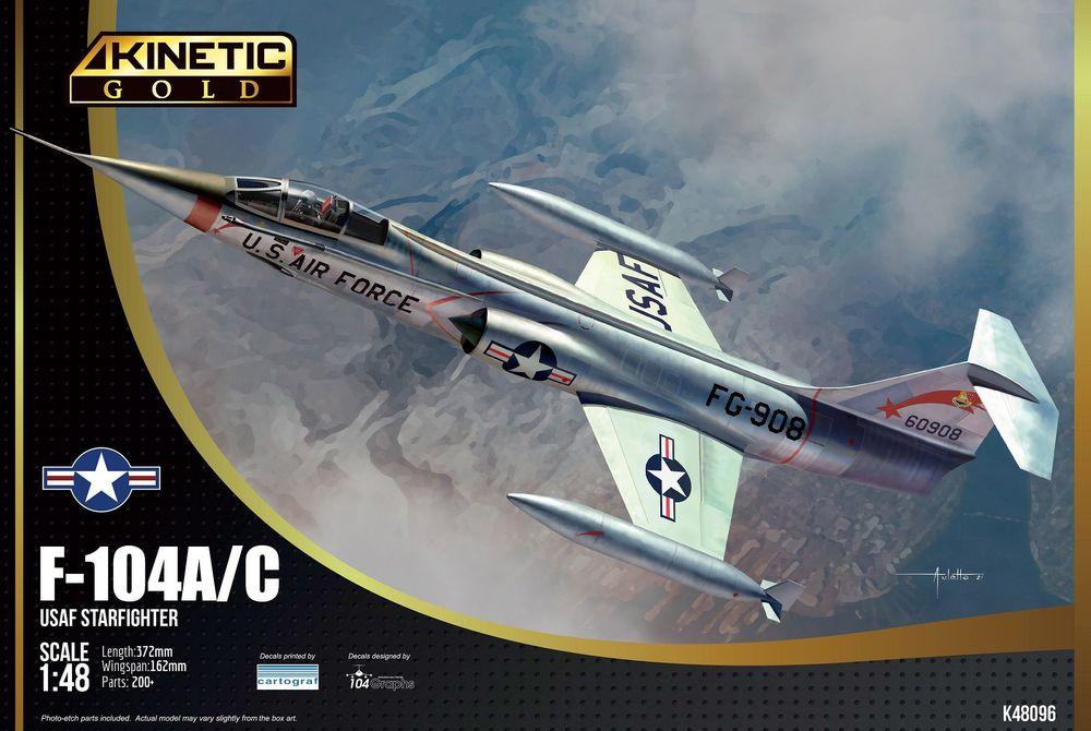 F-104A/C USAF Starfighter von Kinetic Model Kits