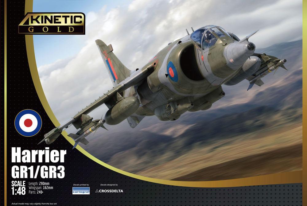 Harrier GR1/GR3 von Kinetic Model Kits