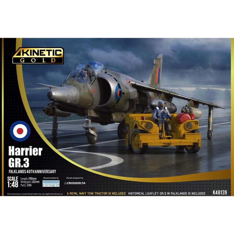 Harrier GR3 40 ANN Falkland von Kinetic Model Kits