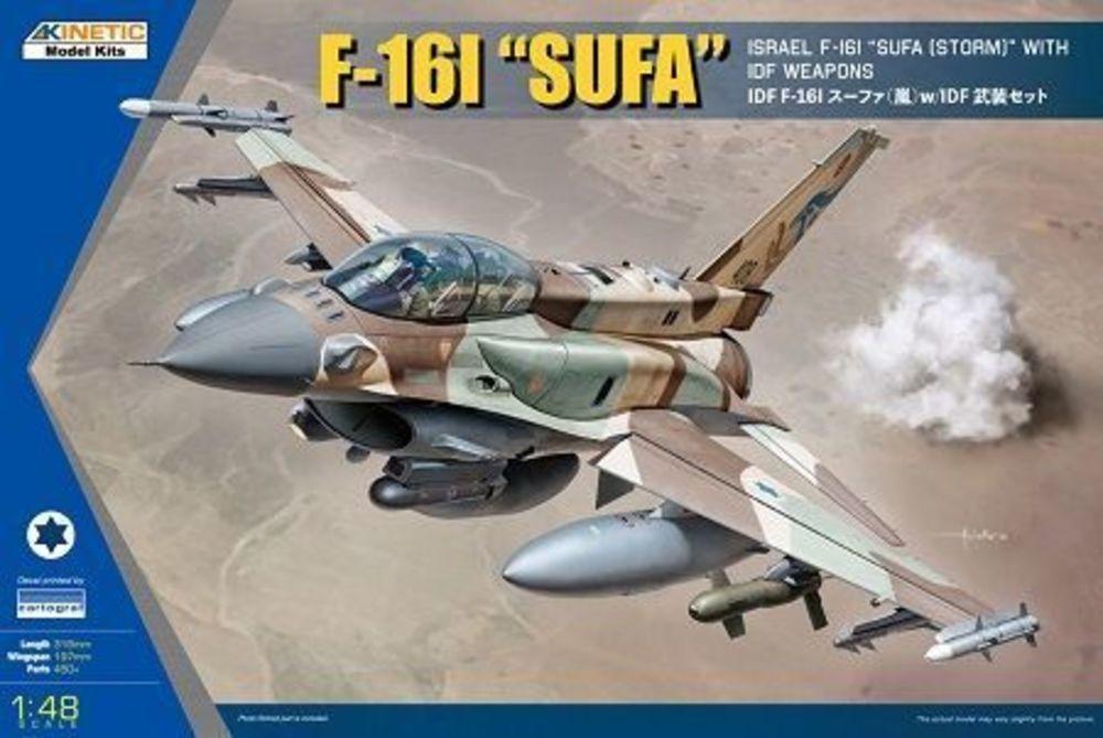 Israel F-16I SUFA with IDF weapons von Kinetic Model Kits