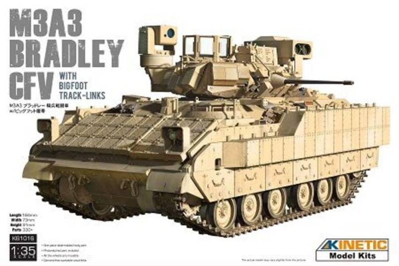 M3A3 Bradley CFV with BIG Foot Track Links von Kinetic Model Kits