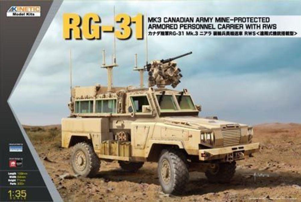 RG-31 MK3 Canada Army W/Crows von Kinetic Model Kits