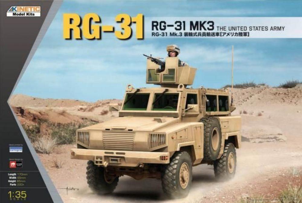 RG-31 MK3 US Army von Kinetic Model Kits
