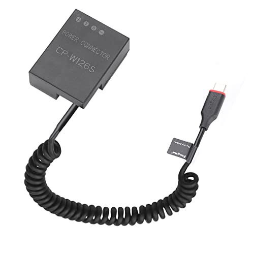 NP-W126S Dummy-Akku Dekodierter mit Typ-C Netzadapterkabel Kompatibel mit Fujifilm X100F/ X-A2/ X-A3/ X-A5/ X-A7/ X-A10/ X-H1/ X-Pro2/ X-T2/ X-T3/ X-T10/ X-T20/ X-T30/ X-T100 NP-W126S Dummy-Akku Dekodierter mit Typ-C Netzadapterkabel Kompatibel mit Fujifilm X100F/ X-A2/ X-A3/ X-A5/ X-A7/ X-A10/ X-H1/ X-Pro2/ X-T2/ X-T3/ X-T10/ X-T20/ X-T30/ X-T100 von King Ma