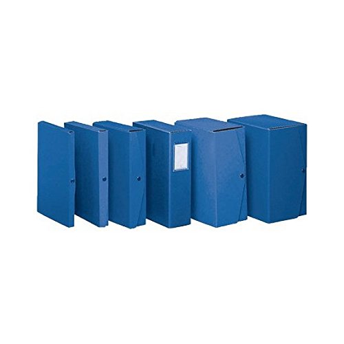 King MEC Progetti 85 Blau Box und Archiv-Organizer – Schachteln und Ablagefächer (Blau, Porträt, 150 mm) von King Mec