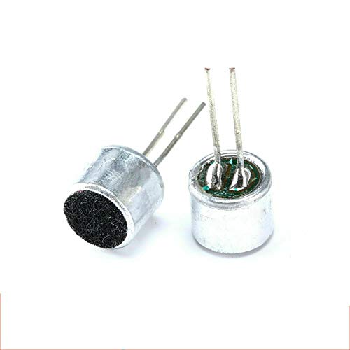 2 x Mini 6 x 5 mm Tonabnehmer mit Pin ohne Mikrofon DIY – 2-polig von KingGo