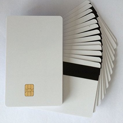 200 Stück/lot 2 in1 fm4442 Chip mit, HICO Magnetstreifen PVC blanko Karte Bedruckbar von KingGo