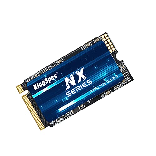KingSpec 1TB M.2 2242 NVMe SSD - Up to 3500 MB/s Read Speed, PCIe 3.0 SSD with 3D NAND Flash, Compatible with PC, Laptop and Desktop von KingSpec