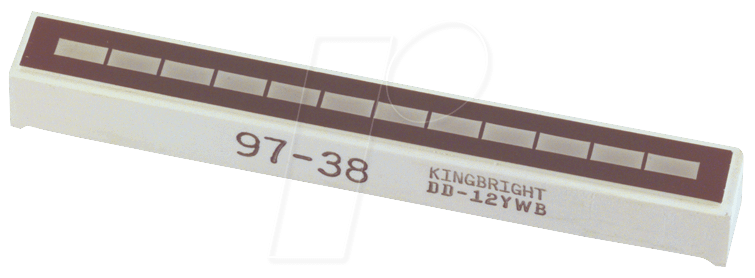 GBG 1200 - Bargraph-Anzeige, 12 Elemente, grün von Kingbright