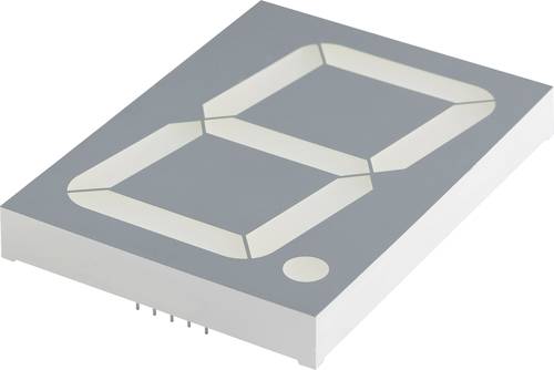 Kingbright 7-Segment-Anzeige Rot 100mm 7.6 V, 4V Ziffernanzahl: 1 SA40-19EWA von Kingbright