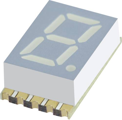 Kingbright 7-Segment-Anzeige Rot 7.62mm 1.85V Ziffernanzahl: 1 KCSC03-105 von Kingbright