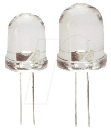 LED 10-4500 RT - LED, 10 mm, bedrahtet, rot, 3800 mcd, 40° von Kingbright