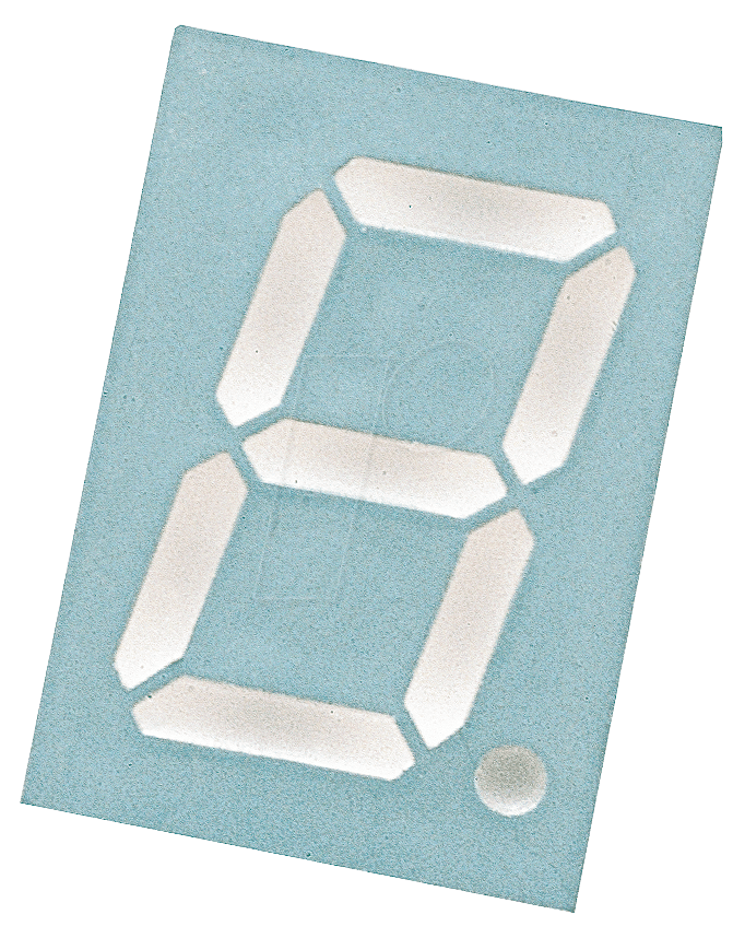 SA 52-11 OR - 7-Segment-Anzeige, rot-orange, 13,2mm, gem. Anode von Kingbright