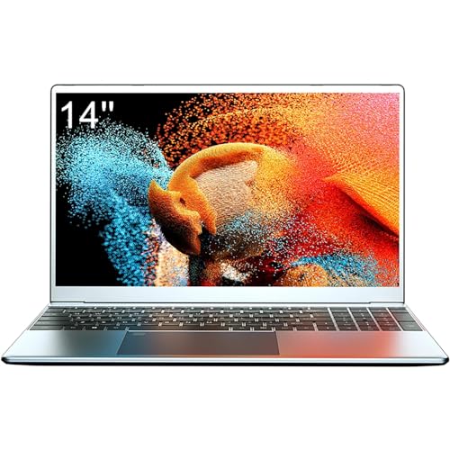 14 inch Laptop Windows 11, 12th Gen Intel N100 Notebook PC Computer, 12G DDR5 RAM 512GB SSD, 2xUSB3.0 Type-C HDMI, Dual-Band WiFi von KingnovyPC