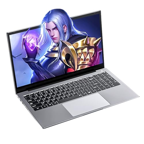 15.6" Gaming Laptop, Intel Core i7-10750H Windows 11 Laptop, Intel UHD Graphics 630 350MHz-1.15GHz, Backlit Keyboard, Fingerprint Recognition IPS Ultrabook Notebook, 32GB RAM 1TB SSD von KingnovyPC