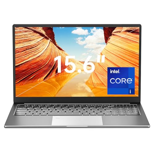 15.6 inch Laptop Windows 11, Portable Notebook Office PC, 8GB RAM 512GB SSD IPS Metal Ultrabook, Intel Core i7-1260P Processor Computer, 12C/16T,up to 4.7 GHz von KingnovyPC