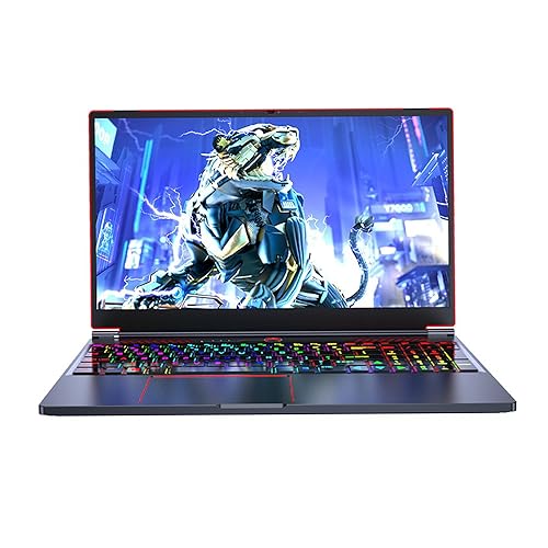 16.1" Gaming Laptop, Intel i7 10870H IPS 144Hz Ultrabook Windows 11 Notebook Computer with Nvidia GTX 1650 4G, Fingerprint Lock l Backlit Keyboard l USB3.0 l Type-C l HDMI, 8GB RAM, 256GB SSD von KingnovyPC