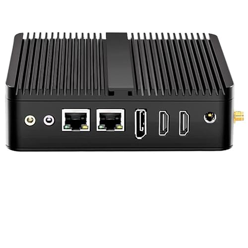 Firewall Micro Appliance, 2 Port RJ45 Realtek LAN Fanless Mini PC J6412, Gigabit Ethernet AES-NI VPN Router Openwrt Barebone von KingnovyPC