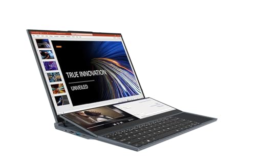 Kingnovy Dual Screen Gaming Laptop, 16 Inch IPS + 14'' Touch, Intel I7-10750H, 64GB DDR4, 4TB NVMe, Windows 11 Notebook, Wifi5 von KingnovyPC