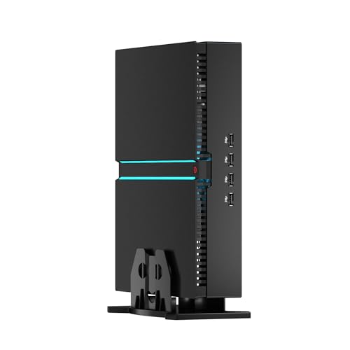 Mini Gaming PC mit Grafikkarte RTX2060 12G, Desktop Computer mit i9-12900F(16C/24T, bis zu 5.1GHz), 32GB RAM 1TB PCIe4.0 SSD, Dual LAN, HDMI2.0/DP1.4/DVI/WiFi 6 Mini PC Windows 11 Pro 64bit von KingnovyPC