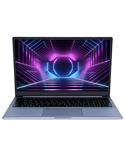 KingnovyPC Ultrabook 15,6 Zoll Intel Core I5 12500H Entsperrung durch Fingerabdruck Ultrabook 16 GB DDR4 512 GB NVMe SSD 1080P Tastatur mit Hintergrundbeleuchtung, Schokolade, Windows 11 Pro von KingnovyPC