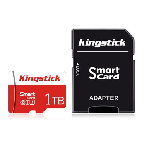 1TB Mini SD Card 1TB TF Card Class 10 Memory Card High Speed Flash Memory Card with SD Card Adapter for Camera,Phone,Dash Came,Tachograph,Tablet,Drone von Kingstick