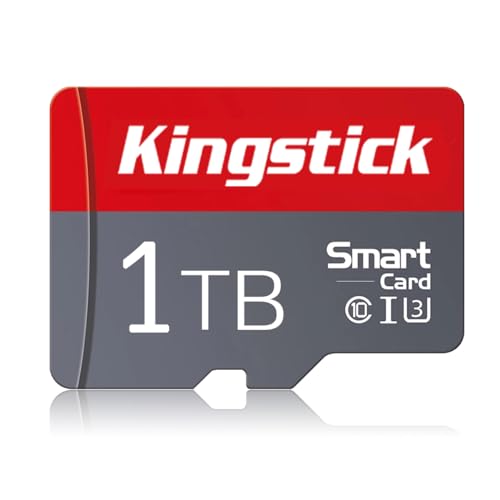 Memory Card 1TB TF Card,High Speed Class 10,Flash Memory Card 1TB Mini SD Card with Adapter for Cellphone,Camera,Tachograph,Tablet von Kingstick