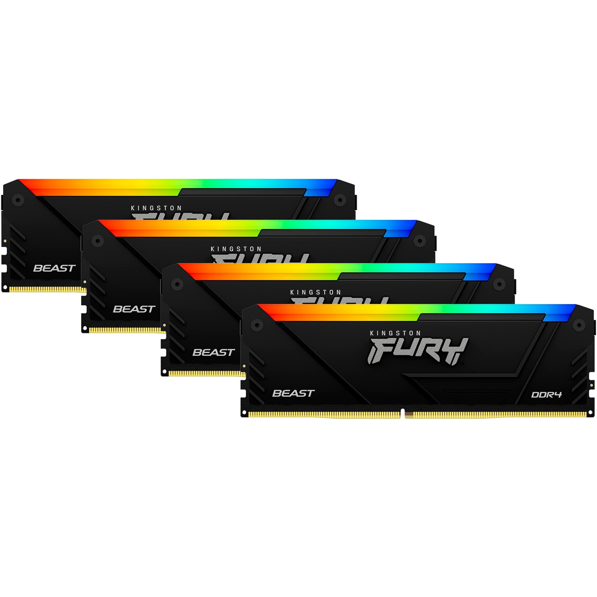 DIMM 128 GB DDR4-2666 (4x 32 GB) Quad-Kit, Arbeitsspeicher von Kingston FURY