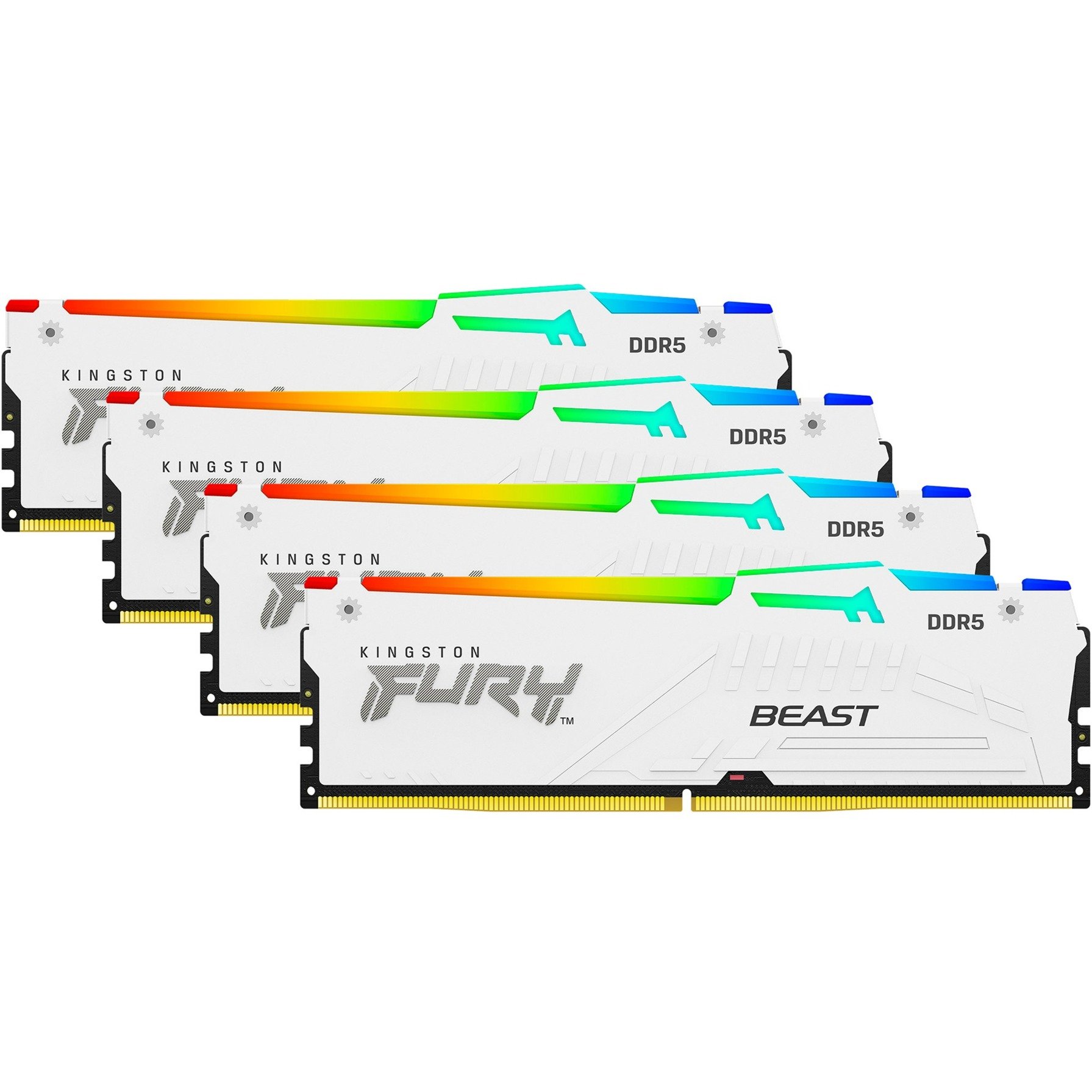 DIMM 128 GB DDR5-5600 (4x 32 GB) Quad-Kit, Arbeitsspeicher von Kingston FURY