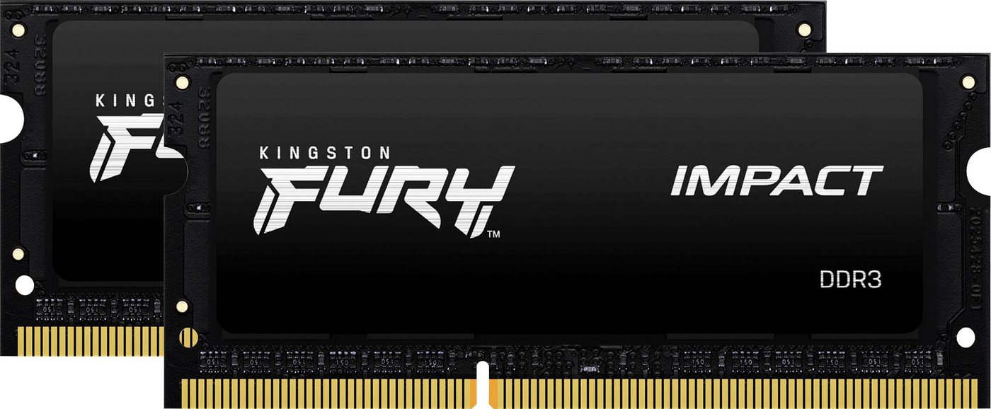 Kingston FURY 16GB 1866MT/s DDR3L CL11 SODIMM Kit Arbeitsspeicher Kingston FURY 16GB 1866MT/s DDR3L CL11 SODIMM Kit Arbeitsspeicher von Kingston FURY
