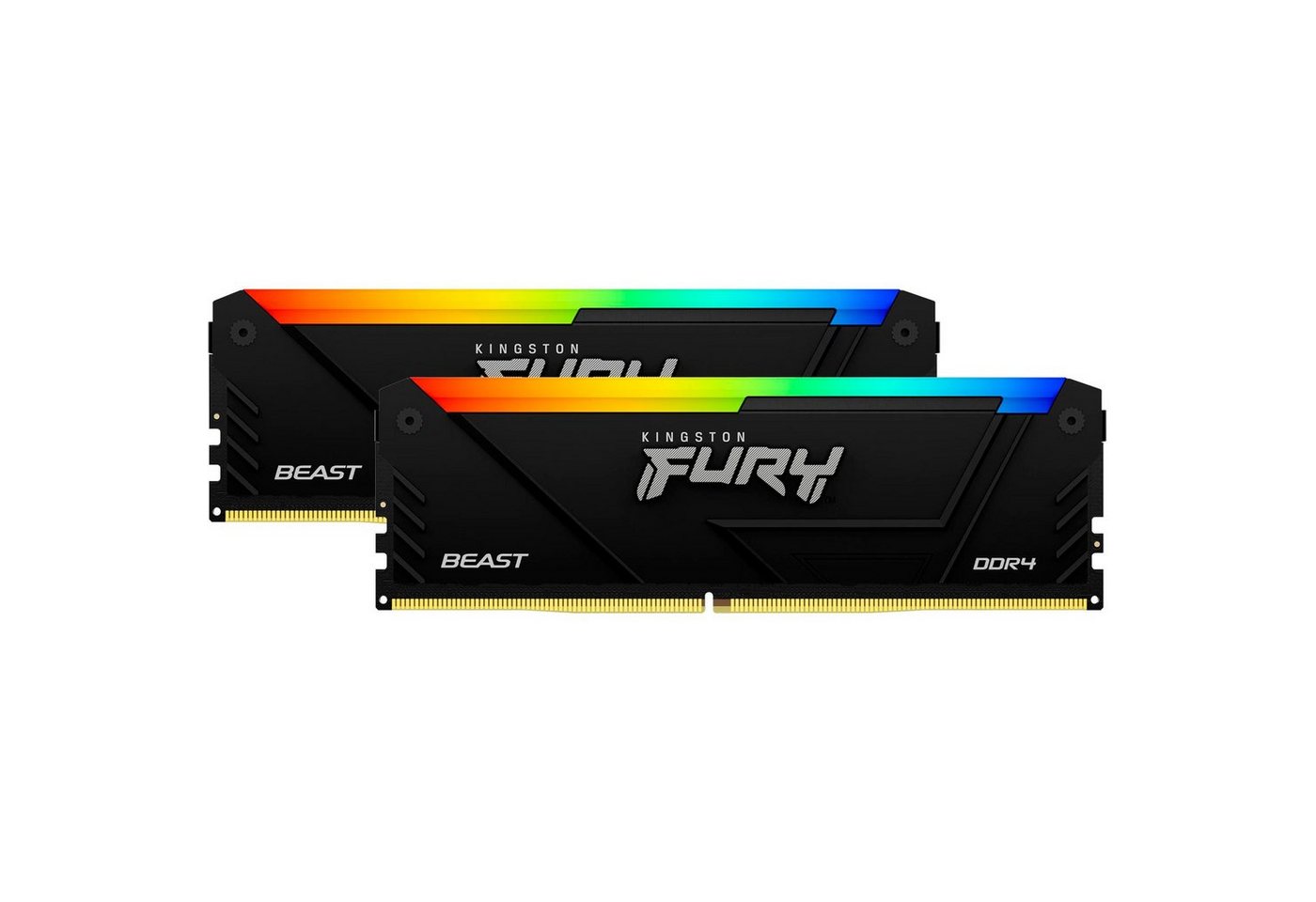 Kingston FURY DIMM 16 GB DDR4-3200 (2x 8 GB) Dual-Kit Arbeitsspeicher von Kingston FURY