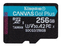 Kingston Technology Canvas Go! Plus, 256 GB, MicroSD, Klasse 10, UHS-I, 170 MB/s, 90 MB/s von Kingston Technology