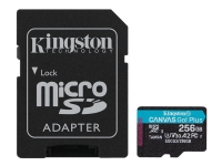 Kingston Technology Canvas Go! Plus, 256 GB, SD, Klasse 10, UHS-I, 170 MB/s, 90 MB/s von Kingston Technology