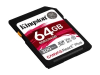 Kingston Technology Canvas React Plus, 64 GB, SD, Klasse 10, UHS-II, 300 MB/s, 260 MB/s von Kingston Technology